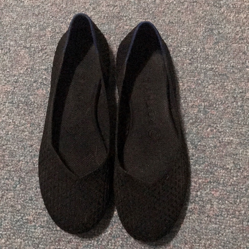 Rothys Black 7.5 flats